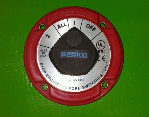 Perko battery electrical selector switch boat marine rv 8501 1 2 on off all