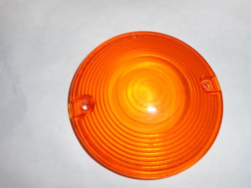 Genuine harley-davidson amber light cover lenses hd-2 sae dp 85 dot pm
