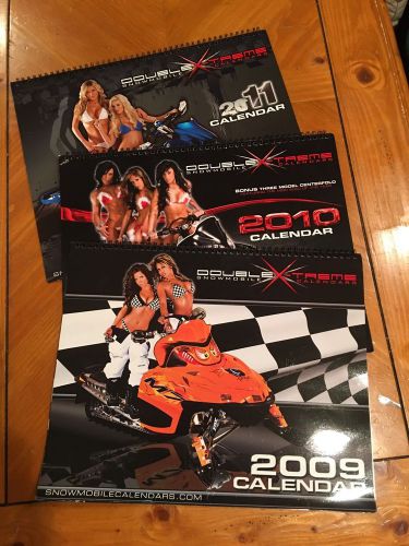 Double extreme snowmobile calendar 2009, 2010, 2011