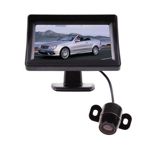 Car rear view camera 4.3 inch car monitor dc 12v