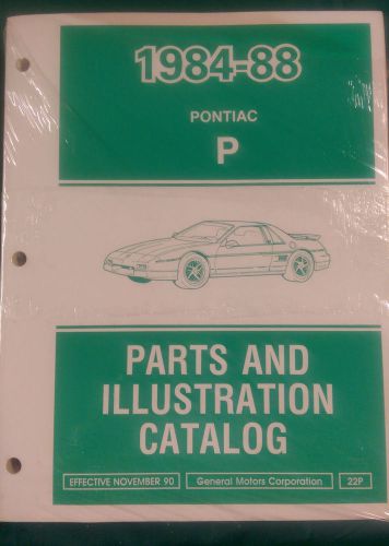 Pontiac fiero illustrated catalog 1984-1988