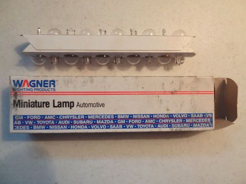 Wagner miniature lamp pack of 10 number 906  12v  6 cp