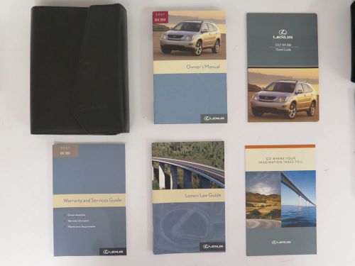 2007 lexus rx 350 owners manual guide book