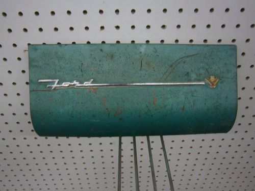 1955 ford fairlane glove box door with trim and v8 emblem