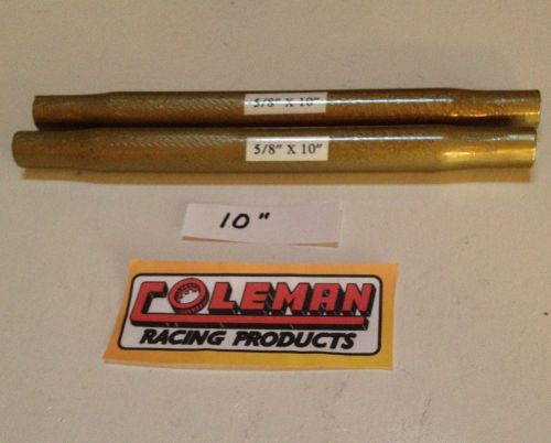 Coleman swedged 5/8&#034; tie rod tubes (pair) 10&#034; long