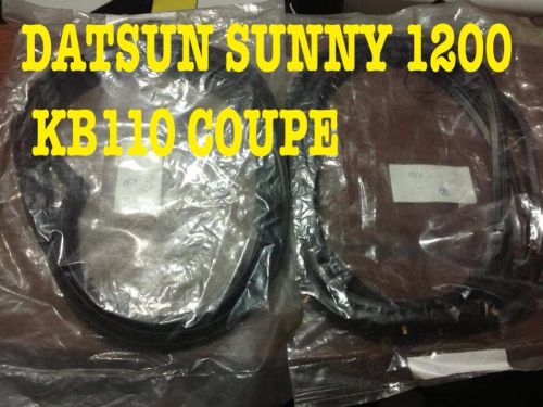 Datsun sunny 1200 kb110 coupe door seal rubber weatherstrip pair