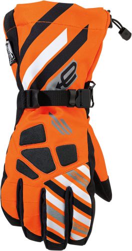 Arctiva snow snowmobile men&#039;s 2017 ravine gloves (orange) choose size