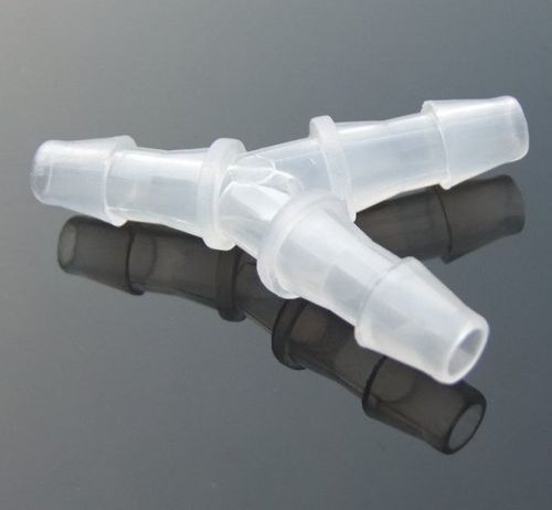 2x plastic pp barb y tee 5/32" hose id fitting boat water air aquarium fuel +ws