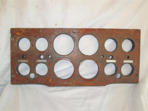 Vintage chris craft wooden gauge panel mahogany? awesome hot rat rod part sweet!