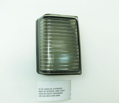92 93 94 95 96 97 98 99 00 01 02 cadillac eldorado rh back up lamp light lens