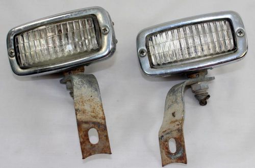 Vintage hella chrome light set