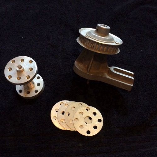 Original hilborn pump drive pulley and bracket gasser dragster hot rod rat