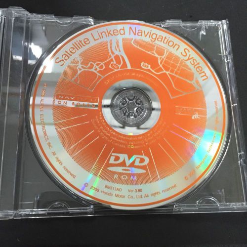 2003-2005 honda accord acura tsx navigation dvd map version 3.80 oem warranty