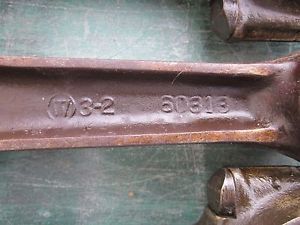 Lycoming connecting rods, set of 4, 61476, o-320/290, aircraft used