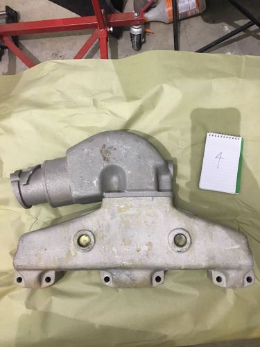 Barr marine small block merc aluminum exhaust manifold with riser