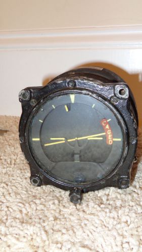 Vintage wwii aircraft gauge horizontal indicator sperry gyro warbird instruments