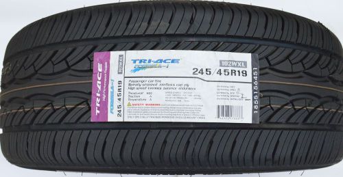 (2) *new* 245/45r19 tri-ace ultra high performance formula 1 tire 245 45 r19