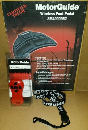 Motorguide wireless foot pedal #8m4000952, hand remote #m887657