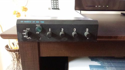 Narco at-150 transponder with fresh faa 8130