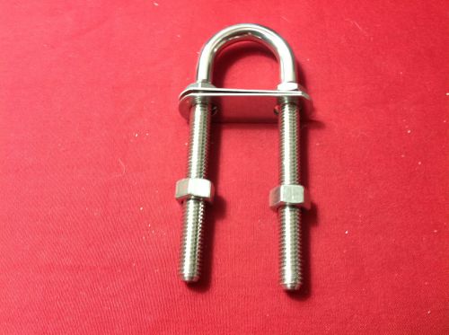 Bow stern eye u bolt 3/8&#034; stainless steel boat marine free shipping