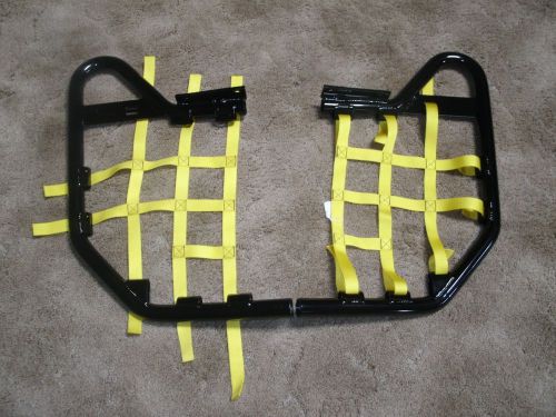 Ltr450 nerf bars  new  ltr 450r  ltr450r black yellow nets  quadracer quad racer