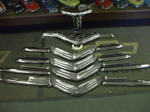 1948 chevy car grille orig newly [triple] plated &amp; restored l@@@k
