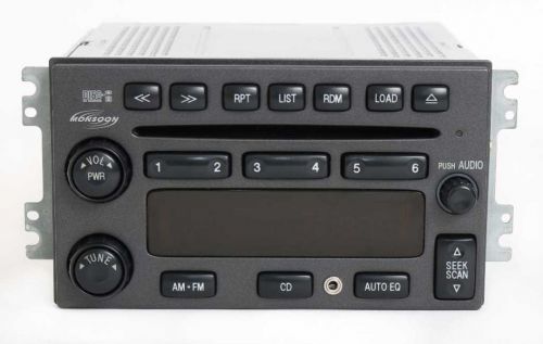 2001 hyundai santa fe monsoon amfm radio 6 disc cd w auxiliary input pn 12239439