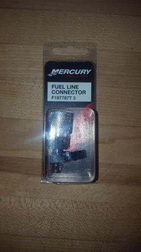 Mercury fuel line connector f197787t 3 marine yacht boat sailboat