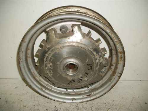 83 yamaha xc 180 rear rim wheel hub t40