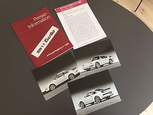 Porsche 911 964 turbo press kit, factory photos and technical data, english