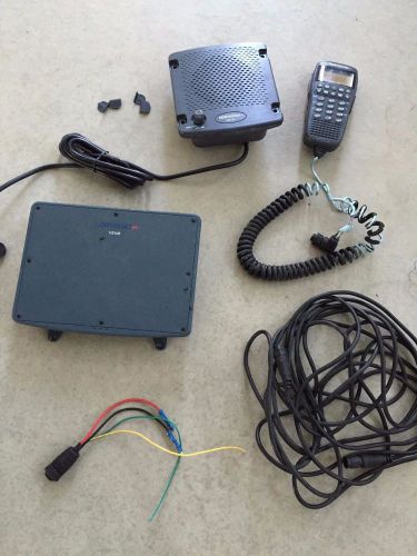 Northstar ns100 vhf radio w/speaker, cables, harness and handset