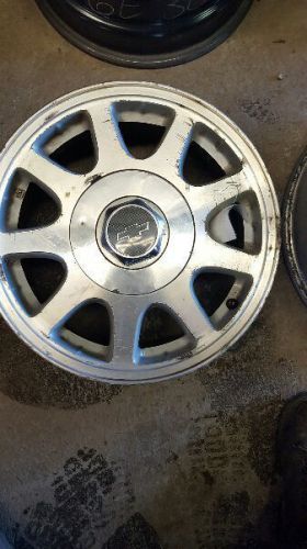 Wheel 15x6 aluminum 9 slot argent finish opt pf7 fits 98-99 malibu 1230439