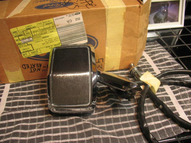 1977 1978 1979 lincoln mark v driver's side mirror new old stock nos continental