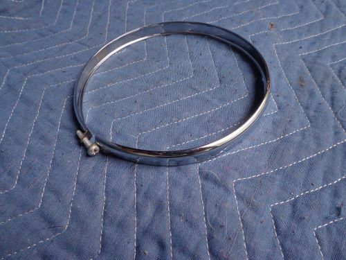 Harley sportster chrome headlight bezel xl883 xl1000 xl1200 99 00 01 02 oem cap