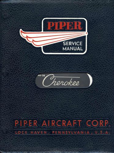 PIPER SERVICE MANUAL - PA-28 CHEROKEE, C $70.00, image 1
