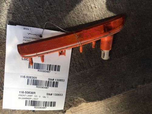 Passenger corner/park light side marker 2 door bumper fits fiat 500 93487