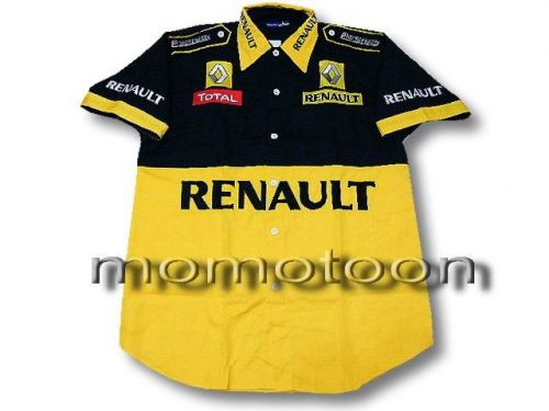 Men's gift renault racing pit crew shirt size l
