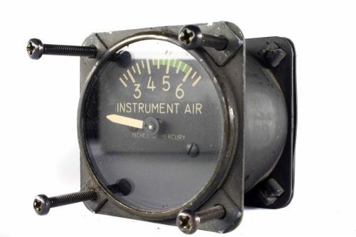 Vintage beechcraft instrument air / suction indicator 115-384018-1 aviation