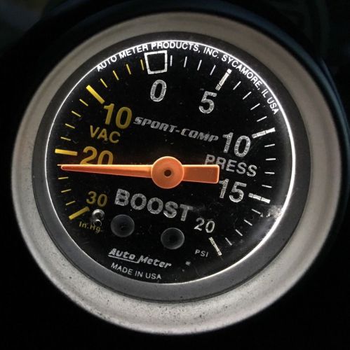 Auto meter sport comp boost gauge
