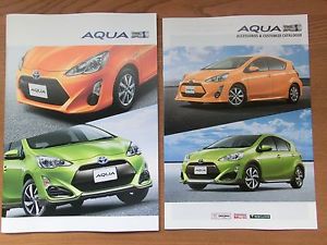 Toyota　aqua　color brochure＆supplies　catalog　from　japan　free　ship