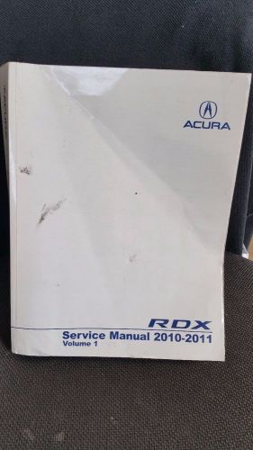 2010 - 2011 acura rdx service manual