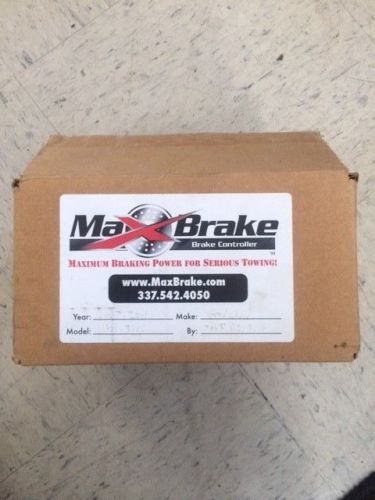 Max brake control