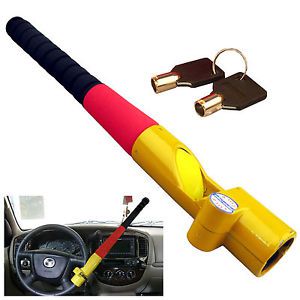 Anti-theft device baseball style steering wheel lock universal security defense
