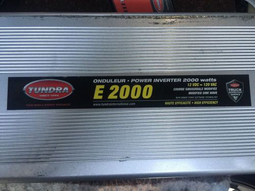 tundra E 2000 12  power inverter, US $250.00, image 1