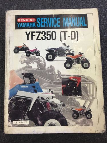 Genuine yamaha service manual yfz350 (t-d)
