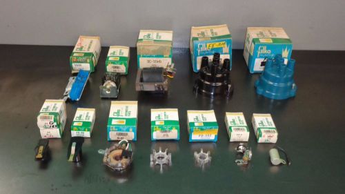 New filko ignition distributor vintage parts lot switch coil cap contact rotor