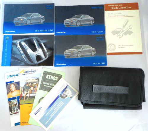 2012 honda accord sedan owners manual  with case 31ta5640