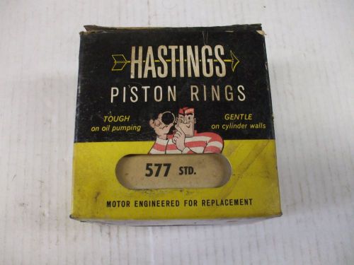 Nos hastings vintage 577 std. piston ring partial set-1962 ford galaxie 352