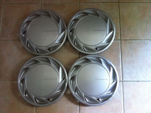Set of 4 wheel covers for plymouth voyager / acclaim / sundance # 478a 14&#034; used