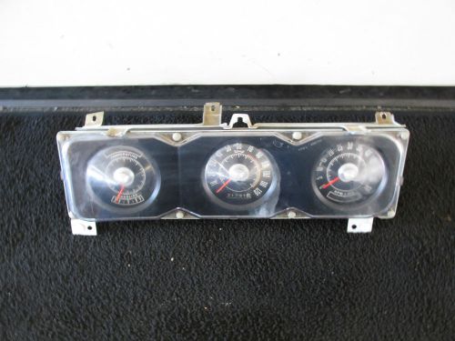 1968 ford fairlane/ranchero/torino instrument gauge cluster tach speedo oem gt